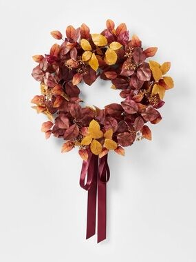Mixed Fall Leaf Wreath - Threshold™ designed with Studio McGee
